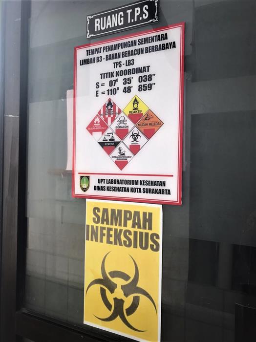 hazardous waste storage Signage for hazardous waste storage